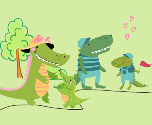 enfants jouant à la crèche