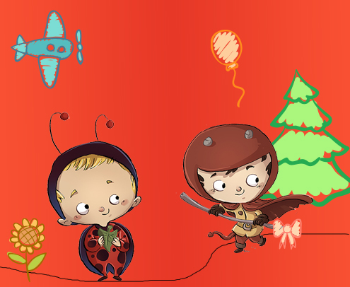 Coccinelle et petit diable